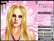 Play Avril lavigne makeover Game