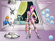 Play Sonia space girl dressup Game