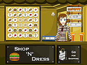 Play Shop n dress food roll game ginger and smart Game