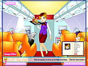 Play Cute stewardess Game