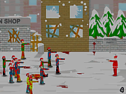 Play Christmas zombie defence Game