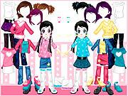 Play Little twin dress up Game