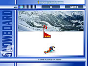 Play Snowboard slalom Game