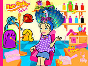 Play Pollys hair stylin salon Game
