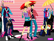 Play Colors of the rain dressup Game