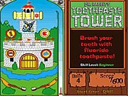 Play Dr rabbits toothpaste tower Game
