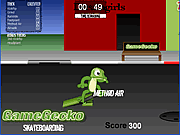 Play Gecko skate boarding Game