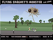 Play Flying spaghetti monster Game