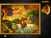 Play Puzzle mania lion king Game