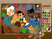 Play Pinocchio online coloring Game