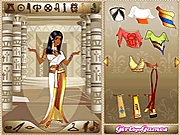 Play Egyptian queen dress up Game