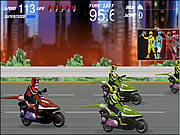 Play Power rangers moto race Game