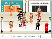 Play Celebrity fashion victim uk edition Game