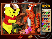Play Winnie the pooh online coloring Game