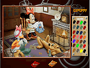 Play Mickey donald and goofy online coloring Game