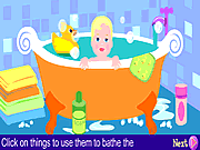 Play Baby bathing Game