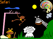 Play Safari coloring Game