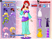 Play Glitter fairy princess dress up Game