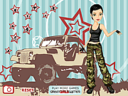 Play Military girl dress up Game