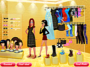 Play Glamour time assisted dress up Game