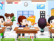 Play Kiss in class Game