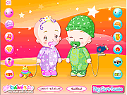 Play Baby twins dress up Game
