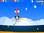 Play Penguin parachute chase Game