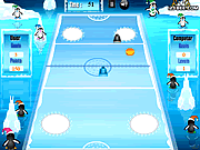 Play Penguin hockey Game