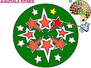Play Mandala stars coloring Game