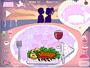 Play Valentine dinner cooking Game