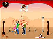 Play Lovers day kiss Game