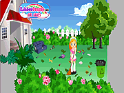 Play Spring garden cleanup Game