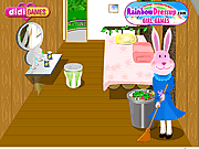 Play Lady-bunny-s-house-clean-up Game