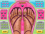 Play Summer foot decor Game