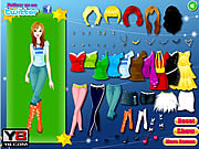 Play Beautiful country girls dress up Game