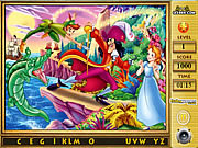 Play Peter pan find the alphabets Game