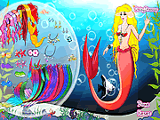 Play Lovely mermaid dress up Game