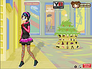 Play Emo shopping dress up Game