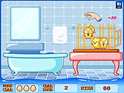 Play Huehnerwasser chicken bath Game