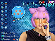 Play Lady gaga celebrity makeover Game