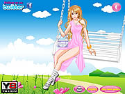 Play Swing flying girl Game