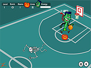 Play Spooky hoops Game