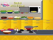 Play Cooking pizza italiana Game