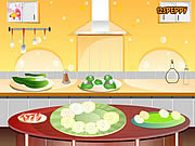 Play Cucumber and strawberry salad Game