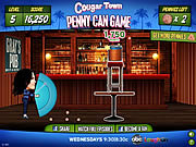 Play Cougar town penny can game Game