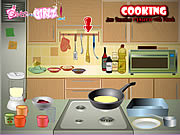 Play Cooking jam pancakes flamed with kirsch Game
