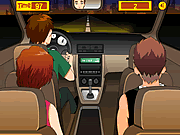 Play Kiss in the taxi Game