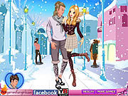 Play Winter couple dating Game