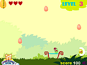 Play Catch colorful eggs Game