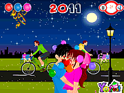 Play New year kiss 2011 Game